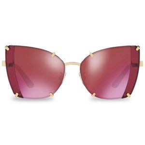 NWT~Dolce & Gabbana~Red 53MM Butterfly Sunglasses